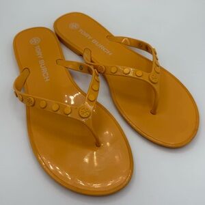 Tory Burch Women's Orange Flip Flops